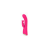 Vibromasseur rabbit rose chauffant avec fonction va-et-vient, USB 